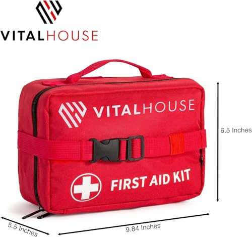 Comprehensive 326 Piece Waterproof First Aid Kit