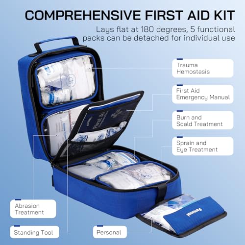 500-Piece Premium Emergency First Aid Kit