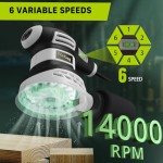 NARBELL 3.0AMP Orbital Sander with Sandpapers Kit