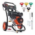 VEVOR 3600 PSI Gas Pressure Washer with Nozzles