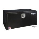 Black Steel Underbody Truck Tool Box 18x18x36