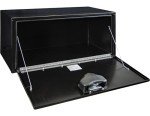 Black Steel Underbody Truck Tool Box 18x18x36