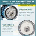 Electric Grain Mill Grinder for Wet and Dry Use