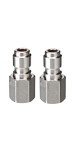 Tool Daily Pressure Washer Coupler, Quick Connect Plug, 1/4 Inch Female NPT Fitting, 5000 PSI, 2-Pack