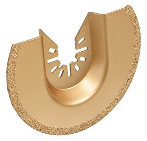 Rockwell RW8946 Sonicrafter Oscillating Multitool 3-1/8-inch Universal Fit Carbide Grit Semicircle Blade