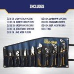 IRWIN Tools VISE-GRIP GrooveLock Pliers Set, 8 Piece, 2078712