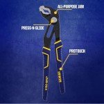 IRWIN Tools VISE-GRIP GrooveLock Pliers Set, 8 Piece, 2078712
