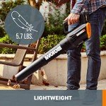Worx 20V String Trimmer Cordless & Edger 3.0 + Leaf Blower Cordless with Battery and Charger Turbine, Black and Orange