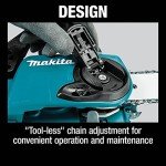 Makita XCU04CM Brushless (4.0Ah) 36V (18V X2) LXT 16" Chain Saw Kit, Two Batteries, Teal