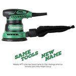 Metabo HPT 5-Inch Random Orbit Sander | Variable Speed | Powerful 230W 2.8 Amp Motor | Soft Elastomer Grip | Includes 2 Pieces of Sanding Paper, Dust Bag, Vacuum Adapter | 5-Year Warranty | SV13YST