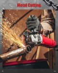AVID POWER Angle Grinder 4-1/2 Inch 8.0 Amp 1000W Electric Grinder Tool 7-Variable-Speed Metal Grinder, 11,500 RPM, Paddle Switch with Lock-on Button, Cutting & Grinding Wheels and Side Handle