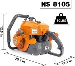 NEO-TEC NS8105 36 inch Gas ChainSaw with Guide Bar Chain,2-Cycle Power Head 105cc Power Chain Saw 4.8KW 6.5HP Gasoline Chainsaws,All Parts Compatible with G070 070 090