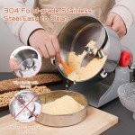 BI-DTOOL 2000g Electric Grain Mill Grinder 36000r/min High-speed Grain Spice Herb Grinder 3500W Dry Grinder Machine 304 Stainless Steel Superfine powder Grinder for Kitchen Home and Commercial