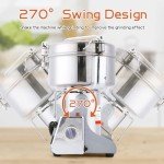 BI-DTOOL 2000g Electric Grain Mill Grinder 36000r/min High-speed Grain Spice Herb Grinder 3500W Dry Grinder Machine 304 Stainless Steel Superfine powder Grinder for Kitchen Home and Commercial