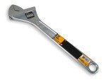 Olympia Tools 18" Adjustable Wrench, Heavy Duty Drop Forged Steel, Chrome Plated, Precision Machined Jaws, Rust Resistant