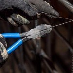 Klein Tools D2000-7CST Diagonal Cutters, Slim Head Linesman Pliers is Spring Loaded, Heavy-Duty Ironworker Pliers Cut ACSR, Screws, and More