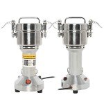 YaeMarine 150g Grain Mill Grinder High Speed Electric Stainless Steel Grinder Spice Herb Cereals Corn Flour Powder Machine (Capacity, 150g)