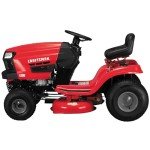 Craftsman 36" Gas Riding Lawn Mower with 11.5 HP* Briggs and Stratton Single-Cylinder Engine, Gas Lawn Tractor with 7-Speed Transmission, Red/Black