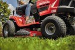 Craftsman 36" Gas Riding Lawn Mower with 11.5 HP* Briggs and Stratton Single-Cylinder Engine, Gas Lawn Tractor with 7-Speed Transmission, Red/Black