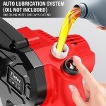 Tietoc Cordless Mini Chainsaw 6 Inch [Women Friendly] Small Chainsaws Battery Powered, Electric Saws With Security Lock & Auto Oiler System, Super Handheld Rechargeable Chain Saw For Wood/Tree Cutting