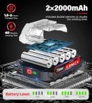 Tietoc Cordless Mini Chainsaw 6 Inch [Women Friendly] Small Chainsaws Battery Powered, Electric Saws With Security Lock & Auto Oiler System, Super Handheld Rechargeable Chain Saw For Wood/Tree Cutting