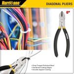 HURRICANE 7 Pieces Pliers Set, 8 inch Groove Joint Pliers, 8 inch Slip Joint, 7 inch Linesman, 6 inch Slip Joint, 6 inch Diagonal, 6 inch Long Nose, Mini Long Nose, for DIY & Home Use