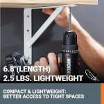 Worx 20V 3/8" Cordless Drill with 84pc Accessory Kit, Variable 2-Speed Drill Set 265 In-Lbs Torque 20+1 Clutch, Lightweight Compact Drill Driver 3/8-Inch Keyless Chuck – Battery & Charger Included