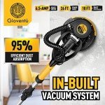 Drywall Sander, 780W Powerful Electric Drywall Sander with Vacuum Attachment, Auto Dust Absorption, Dustless Wall Sander with 26’ Power Cord for Popcorn Ceiling, Drywall etc