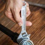 Mr. Pen - Small Wrench, Adjustable, 6 Inches, Hex-Shaped Jaw Opens To 3/4 Inch, Made From Heat Treated Carbon Steel