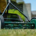 American Lawn Mower Company 1725-16GC 16-inch 7-Blade Reel Mower with Grass Catcher, Specialty Grass Mower, Green