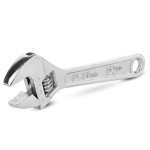 Mr. Pen - Small Wrench, Adjustable, 6 Inches, Hex-Shaped Jaw Opens To 3/4 Inch, Made From Heat Treated Carbon Steel