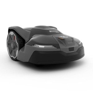 Husqvarna 410iQ Automower Robotic Mower, 0.5 Acre Mowing Capacity, Wire Free Robot Lawn Mower with Charging Station, RS1 EPOS Reference Station and Replacement Blades