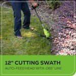 Greenworks 48V (2x24V) Electric Lawn Mower Combo Kit: 20"Steel Deck Push Mower, 12" String Trimmer, 320 CFM Blower, 3 Batteries & 2 Chargers, 3-Year Warranty.