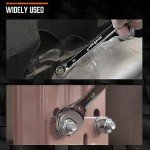 HORUSDY 12-Piece Metric Wrench Set | Combination Wrench Set with Organizer | 12 Point | 8mm - 19mm | Chrome Vanadium Steel