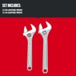CRAFTSMAN Adjustable Wrench Set, 2Piece (CMMT12002)