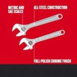CRAFTSMAN Adjustable Wrench Set, 2Piece (CMMT12002)