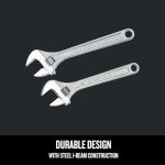 CRAFTSMAN Adjustable Wrench Set, 2Piece (CMMT12002)