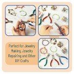 Mr. Pen- Jewelry Pliers Kit, 3 Pack Mini Chain Nose Pliers Wire Cutters for Jewelry Craft & Earring Making