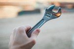 Edward Tools 8-Inch Adjustable Wrench - Heavy Duty Drop Forged Steel - Precision Milled Jaws for Maximum Gripping Power - Rust Resistant Finish - Tempered and Heat Treated Steel - Secure Jaw