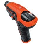 BLACK+DECKER 4V MAX Electric Screwdriver, Cordless, 180 RPM, 8 Bits With Built-In, Storage Compartment, Batteries Included (BDCS50C)