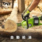 Greenworks 48V (2 x 24V) 14" Brushless Cordless Chainsaw (Great For Tree Felling, Limbing, Pruning, and Firewood / 125+ Compatible Tools), (2) 4.0Ah Batteries and Dual Port Rapid Charger Included