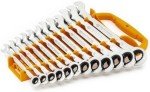 GEARWRENCH 16 Piece Ratcheting Combination Wrench Set with Tray | Metric | 9416