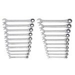 GEARWRENCH 20 Piece Ratcheting Combination Wrench | SAE & Metric | 35720A-02