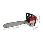 20in Gas-powered Chainsaw, Gasoline Chainsaw 2-Cycle Engine 52CC Cordless Handheld Gasoline Chain Saws, Cutting Wood Gas Sawing, Chain Saw Set for Cutting Wood Outdoor Garden Farm Home