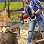 20in Gas-powered Chainsaw, Gasoline Chainsaw 2-Cycle Engine 52CC Cordless Handheld Gasoline Chain Saws, Cutting Wood Gas Sawing, Chain Saw Set for Cutting Wood Outdoor Garden Farm Home
