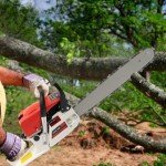 20in Gas-powered Chainsaw, Gasoline Chainsaw 2-Cycle Engine 52CC Cordless Handheld Gasoline Chain Saws, Cutting Wood Gas Sawing, Chain Saw Set for Cutting Wood Outdoor Garden Farm Home