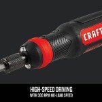 CRAFTSMAN 4V Electric Screwdriver Set, 300 RPM, Micro-USB Charging Port, 3-Stage Battery Charge Indicator (CMHT66718B20)