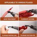 Bucasso Cordless Pen Sander, Variable Speed and USB Charging with LED Light, Multi-Purpose Power Tool for Sanding, Polishing, Finishing, DIY Crafts