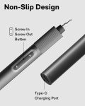 HOTO 25-in-1 Precision Screwdriver Set, 3.7V Electric Screwdriver, Max. 3 N·m Torque, USB-C Rechargeable, Compact Magnetic Tool for Phone, Laptop, Camera, Electronics, DIY Projects, Home Repair
