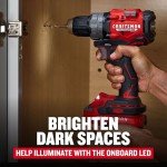 CRAFTSMAN V20 1/2 Inch Drill/Driver Kit with 2 Batteries and Charger (CMCD725D2)